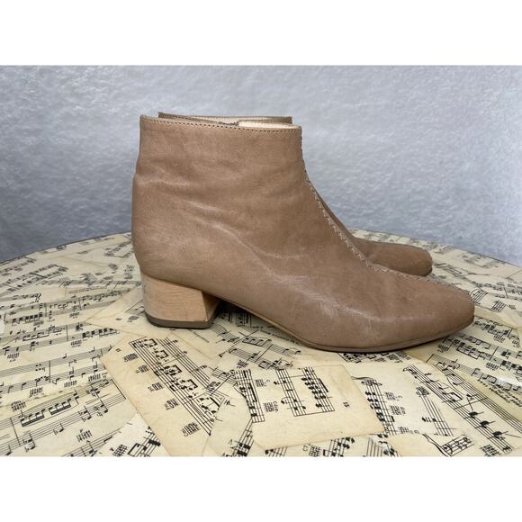 Jigsaw Women's Boho Chic Leather Ankle Boots Size 41 Minimalist Designer Classic - Picture 3 of 7